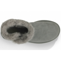 Женские полусапожки UGG Bailey Button Bling Grey серые