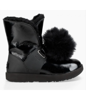 Женские угги UGG Isley Patent черные