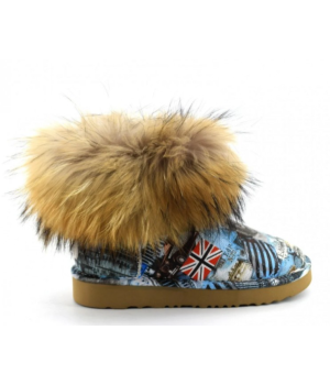 Женские полусапожки UGG Jimmy Choo Mini Travel мульти