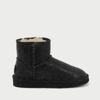 Женские полусапожки UGG Jimmy Choo Mini Serein II Black черные