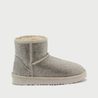 Женские полусапожки UGG Jimmy Choo Mini Serein II Silver серебристые