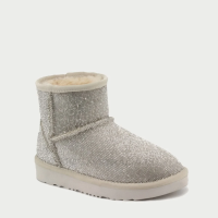 Женские полусапожки UGG Jimmy Choo Mini Serein II Silver серебристые