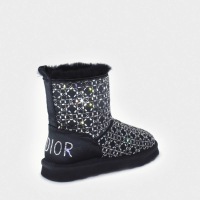 Женские полусапожки UGG Christian Dior Jadior Black черные