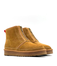 UGG Neumel Platform ZIP Chestnut с молнией