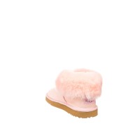 Угги женские Mini Gita Bow Seashell розовые