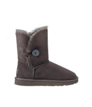 Угги женские Ugg Australia Bailey II с пуговицей серые