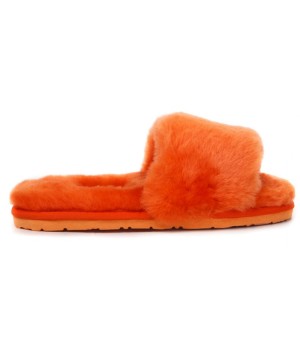 Тапочки Ugg Fluff Slide Slippers оранжевые