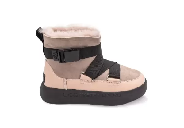 Угги женские Ugg Australia Classic Boom Buckle Dusk розовые