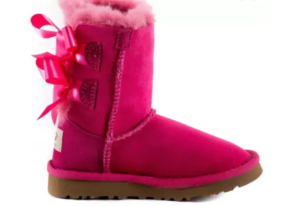 Угги детские Kids Bailey Bow Dusty Rose розовые