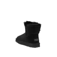 Угги женские Mini Bailey Bling с пуговицей черные