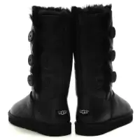 Женские угги Bailey Button Triplet Boot черные